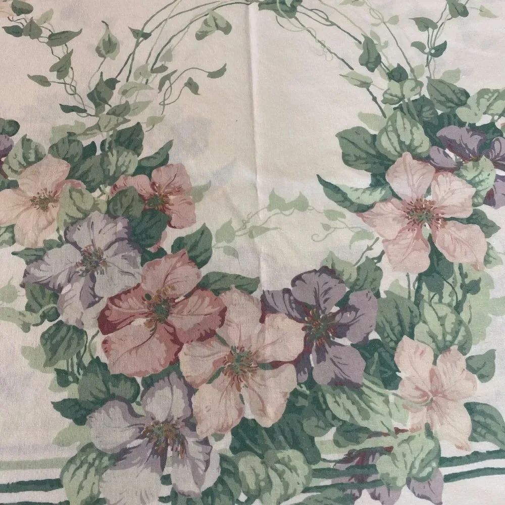 Vintage 50s King sized Pillow case cottagecore French Country